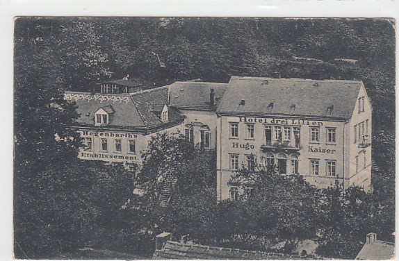 Bad Schandau Etablissement Hegenbarth ca 1910