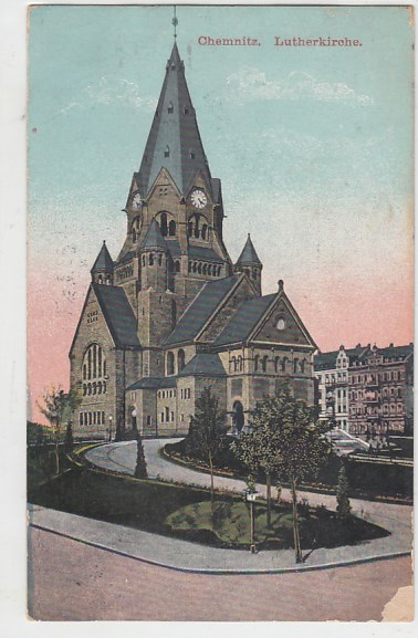 Chemnitz Lutherkirche 1912 Chemnitz Lutherkirche 1912
