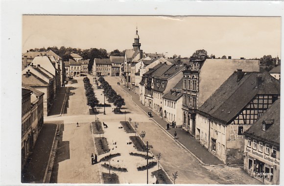 Adorf im Vogtland Thälmann-Platz 1959