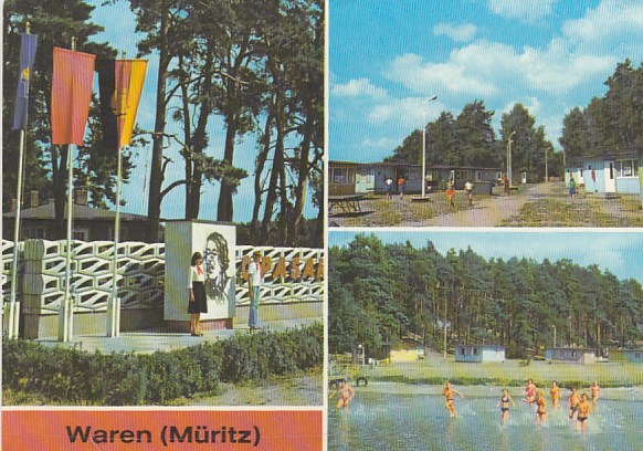 Waren an der Müritz in Mecklenburg Pionierlager Kinderferienlager ca 1980