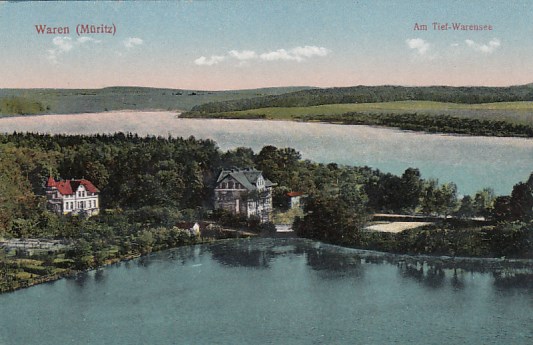Waren an der Müritz in Mecklenburg Tiefwarensee ca 1915