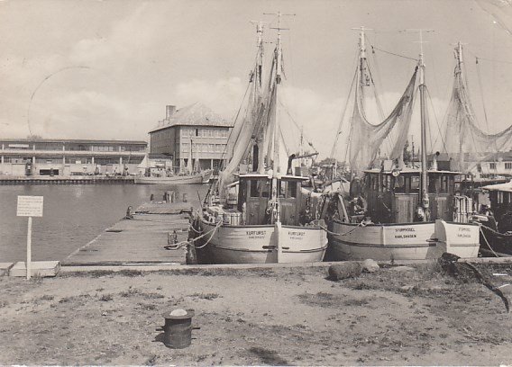 Karlshagen auf Usedom Mecklenburg Fischerhafen 1965 Karlshagen auf Usedom Mecklenburg Fischerhafen 1965