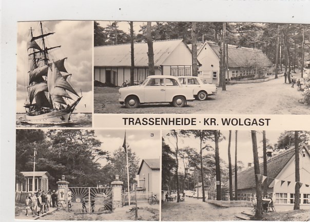 Ostseebad Trassenheide Usedom mit Kinderferienlager ca 1980
