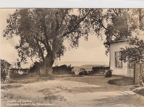 Ostseebad Zempin Usedom Gaststätte Inselhof 1967