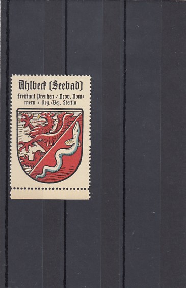 Ostseebad Ahlbeck Stadtwappen vor 1945 Ostseebad Ahlbeck Stadtwappen vor 1945