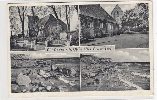 Klein Waabs an der Ostsee ca 1955 Klein Waabs an der Ostsee ca 1955