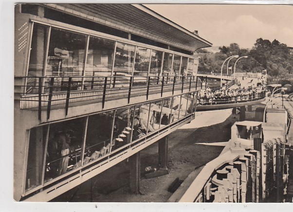 Sassnitz-Saßnitz auf Rügen Fährschiff Bahnhof 1961