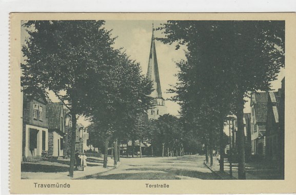 Lübeck Travemünde Torstraße 1918 Lübeck Travemünde Torstraße 1918