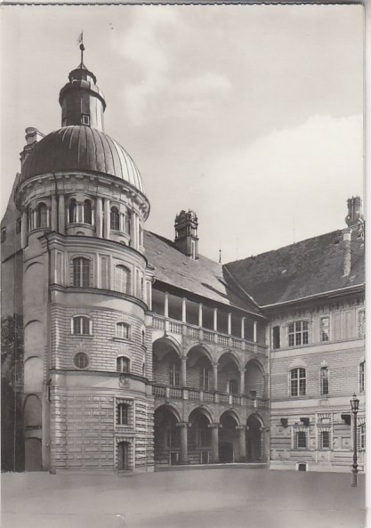 Güstrow Schloss Rückseite mit Geschichte