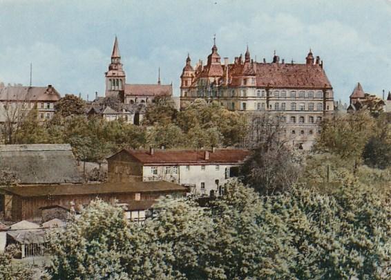 Güstrow DDR color AK 1967