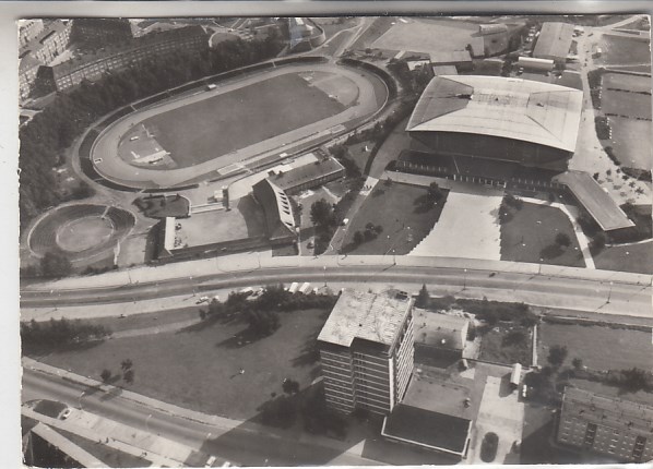 Schwerin Luftbild Stadion 1979
