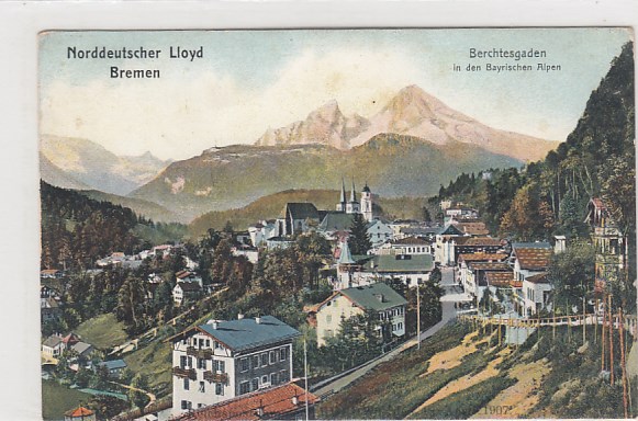 Norddeutscher Lloyd Bremen AK Berchtesgaden