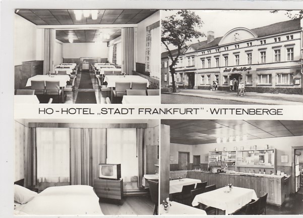 Wittenberge an der Elbe Hotel Stadt Frankfurt 1974