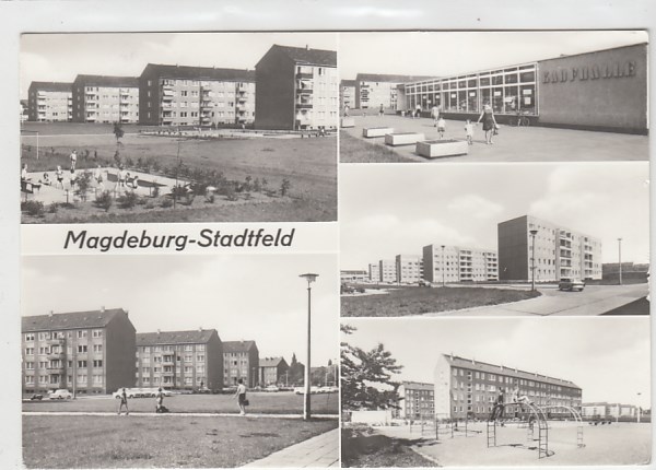 Magdeburg Stadtteil Stadtfeld ca 1980