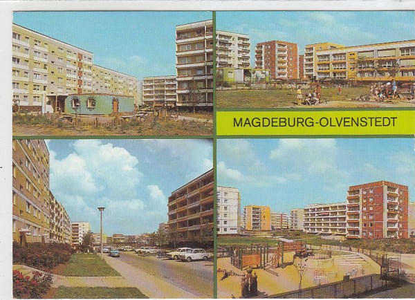 Magdeburg Stadtteil Olvenstedt ca 1985