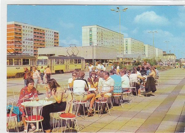 Magdeburg Strassenbahn Karl-Marx-Straße 1980