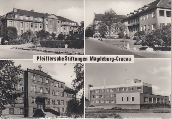 Magdeburg Stadtteil Cracau Pfeiffersche Stiftungen ca 1980