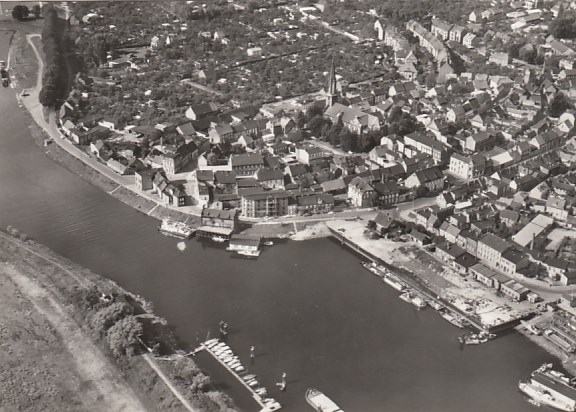 Wittenberge an der Elbe Luftbild 1979