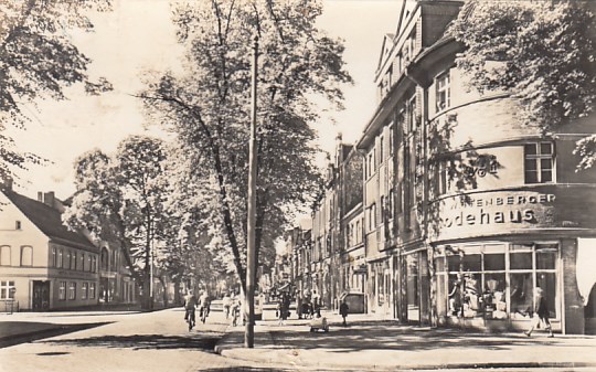 Wittenberge an der Elbe Bahnhofstraße 1966