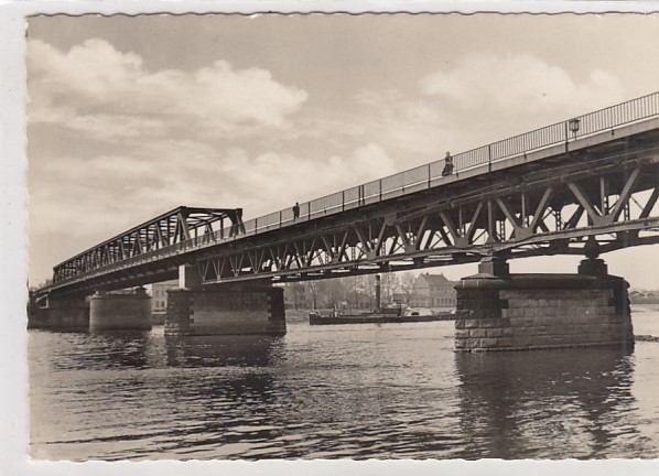 Schönebeck an der Elbe Brücke 1959