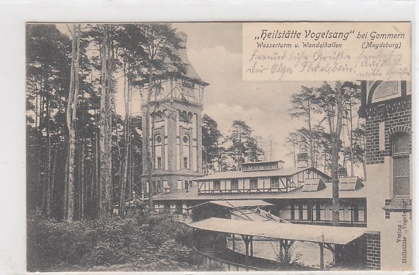 Vogelsang bei Gommern Heilstätte 1900 Vogelsang bei Gommern Heilstätte 1900