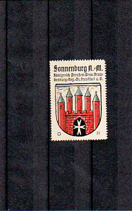 Sonnenburg Neumark Stadt Wappen vor 1945