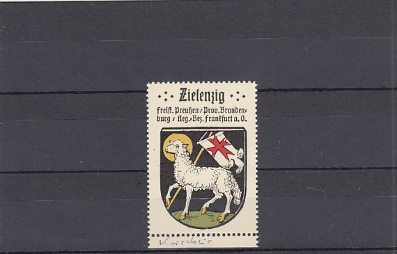 Zielenzig Stadtwappen Neumark vor 1945