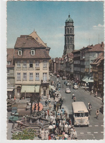 Göttingen Weenderstraße Auto-Bus ca 1960 Göttingen Weenderstraße Auto-Bus ca 1960