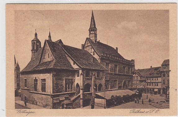 Göttingen Rathaus 1930 Göttingen Rathaus 1930