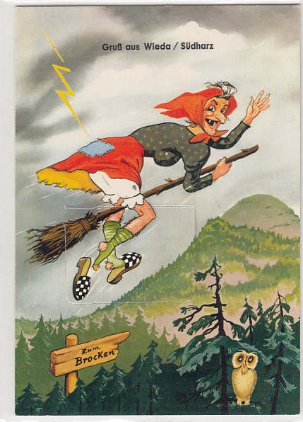 Wieda Südharz Leporello AK 10 kleine Bilder