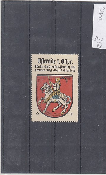Osterode Ostpreussen Stadtwappen vor 1945