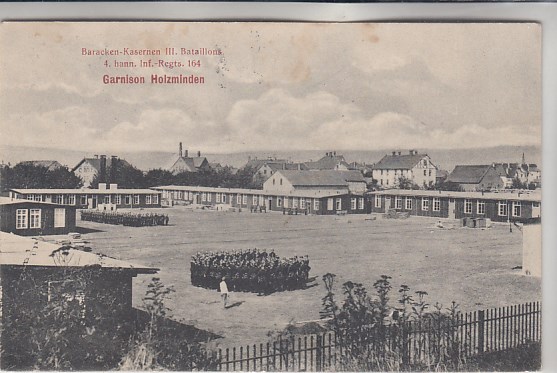 Holzminden Weser Kaserne Garnison 1914 Holzminden Weser Kaserne Garnison 1914