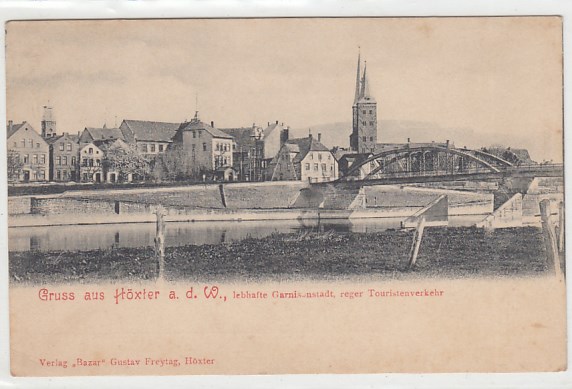 Höxter an der Weser ca 1900 Höxter an der Weser ca 1900