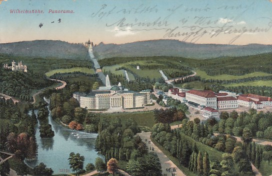 Schloss Wilhelmshöhe bei Kassel 1912