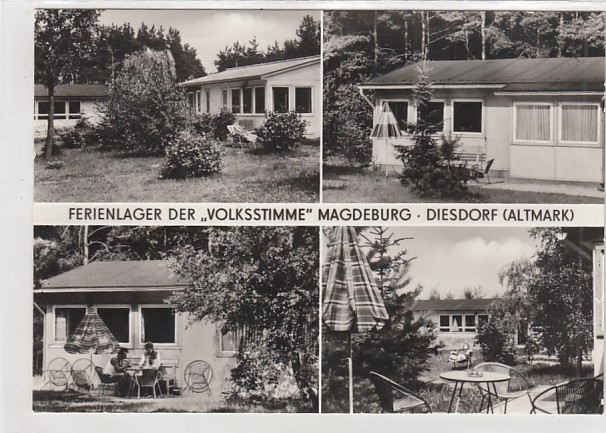 Diesdorf in der Altmark Kinderferienlager der Volkstimme Magdeburg 1980