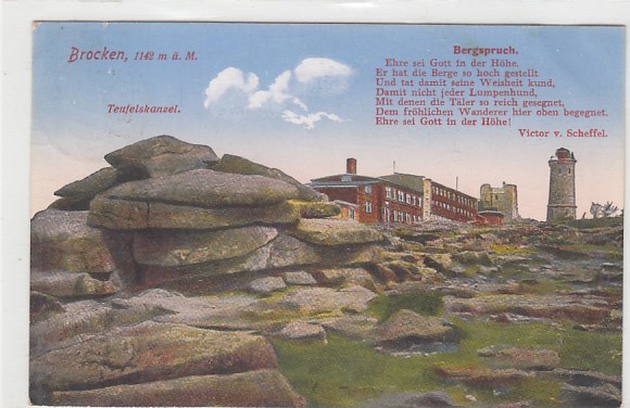 Brocken im Harz 1930 Brocken im Harz 1930