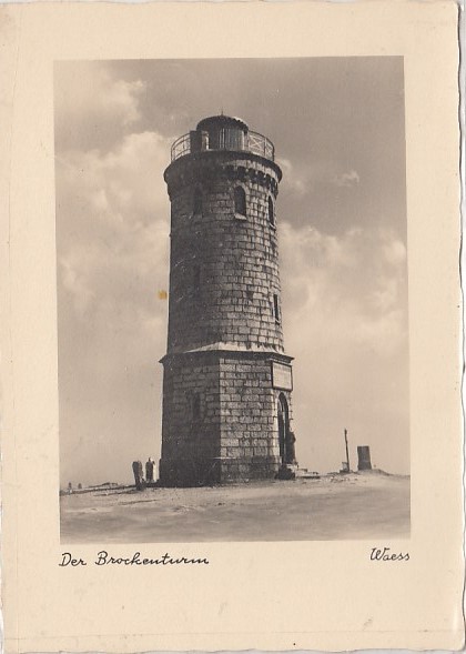 Brocken in Harz Turm Brocken in Harz Turm