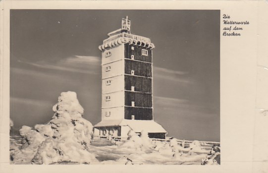 Brocken im Harz 1955 Brocken im Harz 1955