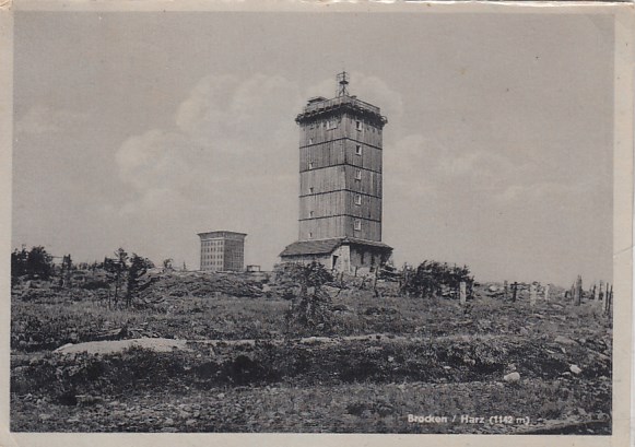 Brocken im Harz 1951 Brocken im Harz 1951