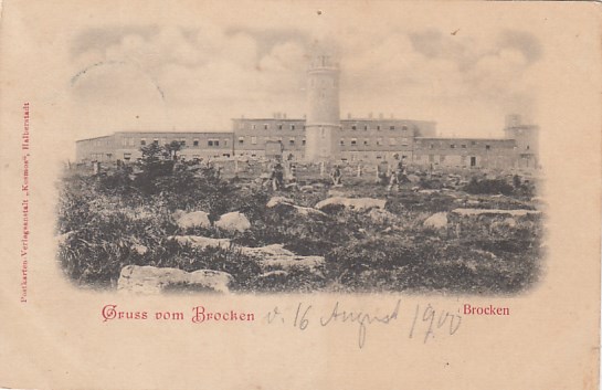 Brocken im Harz 1900 Brocken im Harz 1900