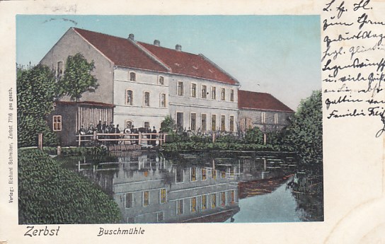 Zerbst in Sachsen-Anhalt Buschmühle 1902