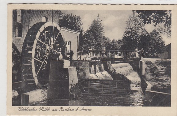 Mühlrather Wassermühle bei Amern am Hariksee 1937