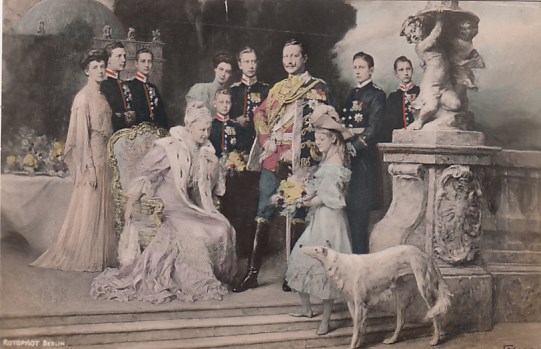 Adel Monarchie Kaiser Familie color Foto 1907