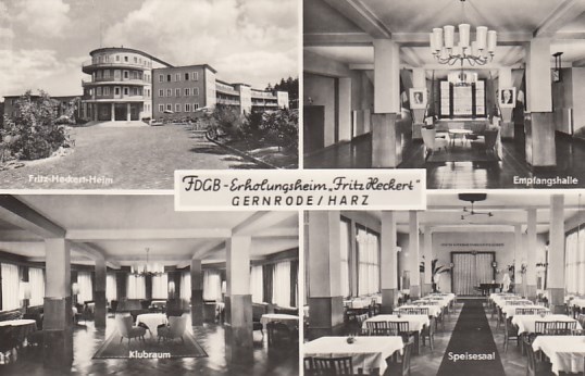 Gernrode Harz FDGB-Heim Fritz Heckert ca 1965