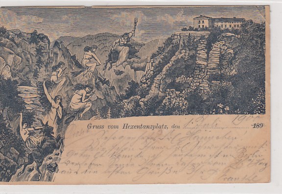 Thale im Harz Bodetal Hexentanzplatz vor 1900