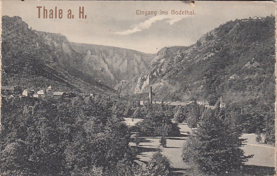 Thale im Harz Bodetal 10x Bilder Leporello AK