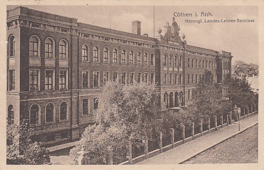 Cöthen Köthen in Sachsen-Anhalt Lehrer Seminar 1926
