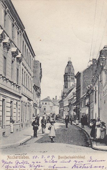 Aschersleben Bonifaciuskirchhof 1909