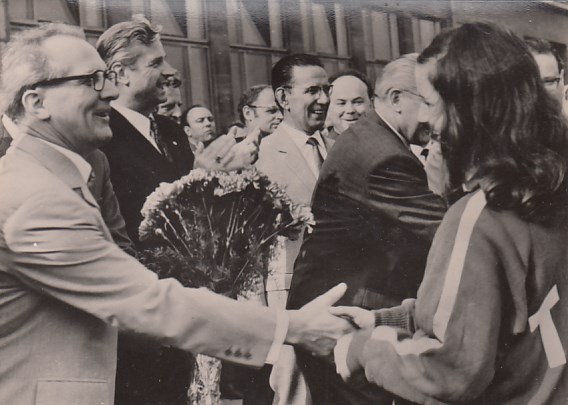 alte Ansichtskarten Bilder Berühmte Persönlichkeiten Politiker Erich Honecker Berlin 1970