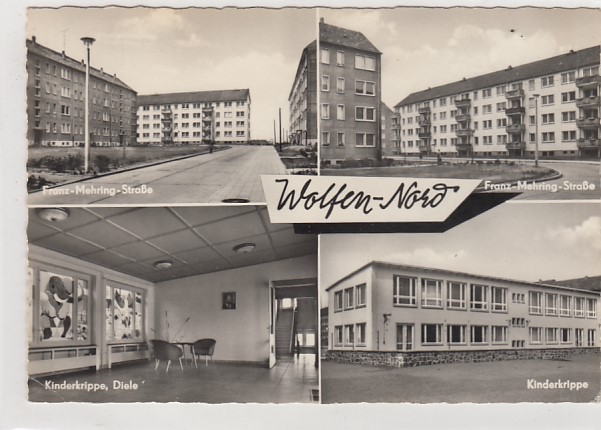 Wolfen in Sachsen-Anhalt Stadtteil Nord 1965